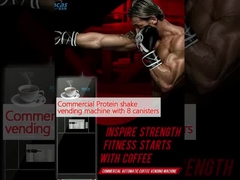 Εμπορικό μηχάνημα πωλήσεων πρωτεϊνών με 8 δοχεία