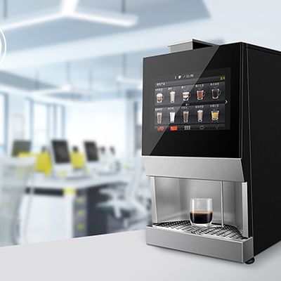 Ατσάλι ατσάλι 304 Επιτραπέζια επιφάνεια Εμπορική μηχανή πώλησης καφέ Χρήση ξενοδοχείου