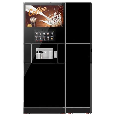 2400W Γραφείο QR Κωδικός Κέρμα Ενεργοποιημένη μηχανή πώλησης καφέ με μηχανή παγωτού