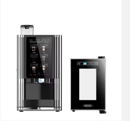 MACES4C-M-00 220V Εστιατόριο Χρήση Αυτοματοποιημένη μηχανή καφέ Espresso με σύστημα πληρωμών πρωτοκόλλου MDB