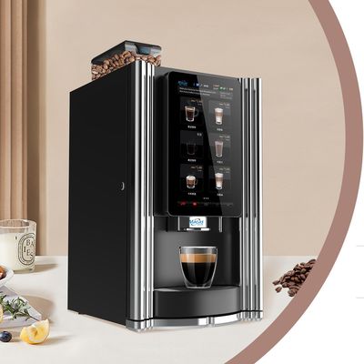 Φρέσκο αλεσμένο μηχάνημα πώλησης καφέ 220V 60Hz